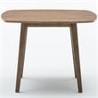 Bowery Hill Farmhouse Wood Dining Table in Barnwood Wire-Brush Brown