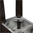 Bowery Hill Chairside-Recliner Wood End Table in a Chocolate Oak Finish