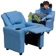 Bowery Hill Recliner in Light Blue