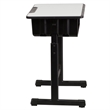 Bowery Hill Student Desk in Black and Gray