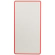 Bowery Hill Plastic Rounded Corners Activity Table in Red/Gray