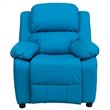Bowery Hill Kids Recliner in Turquoise