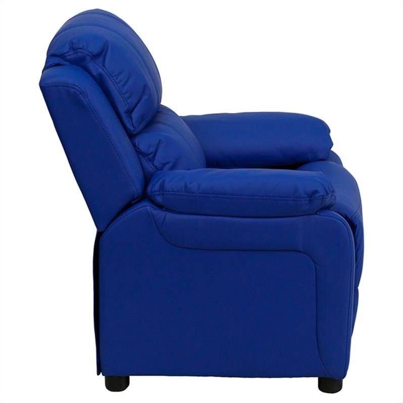 Bowery Hill Kids Recliner in Blue