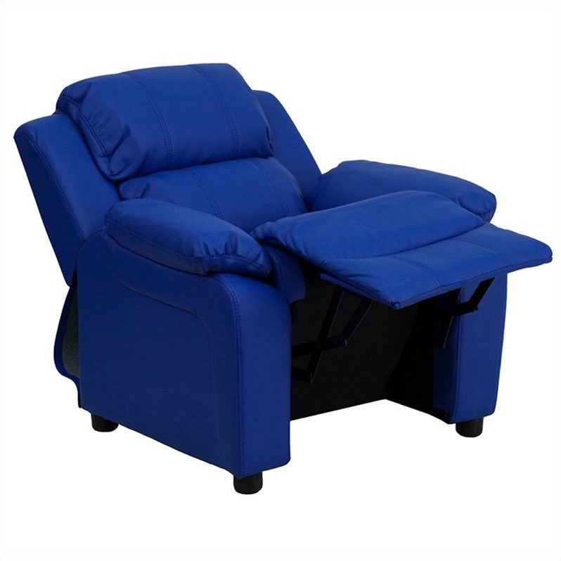 Bowery Hill Kids Recliner in Blue