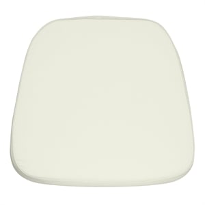 Bowery Hill Soft Ivory Fabric Chiavari Chair Cushion