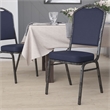 Bowery Hill Banquet Stacking Chair in Navy