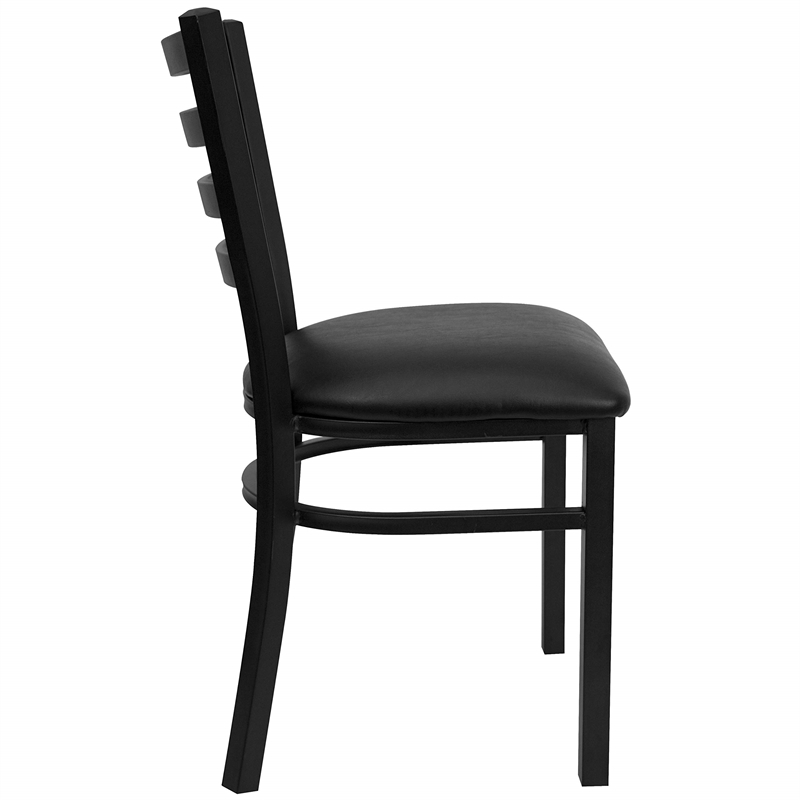 Bowery Hill 5 Piece Laminate Table Set in Natural and Black
