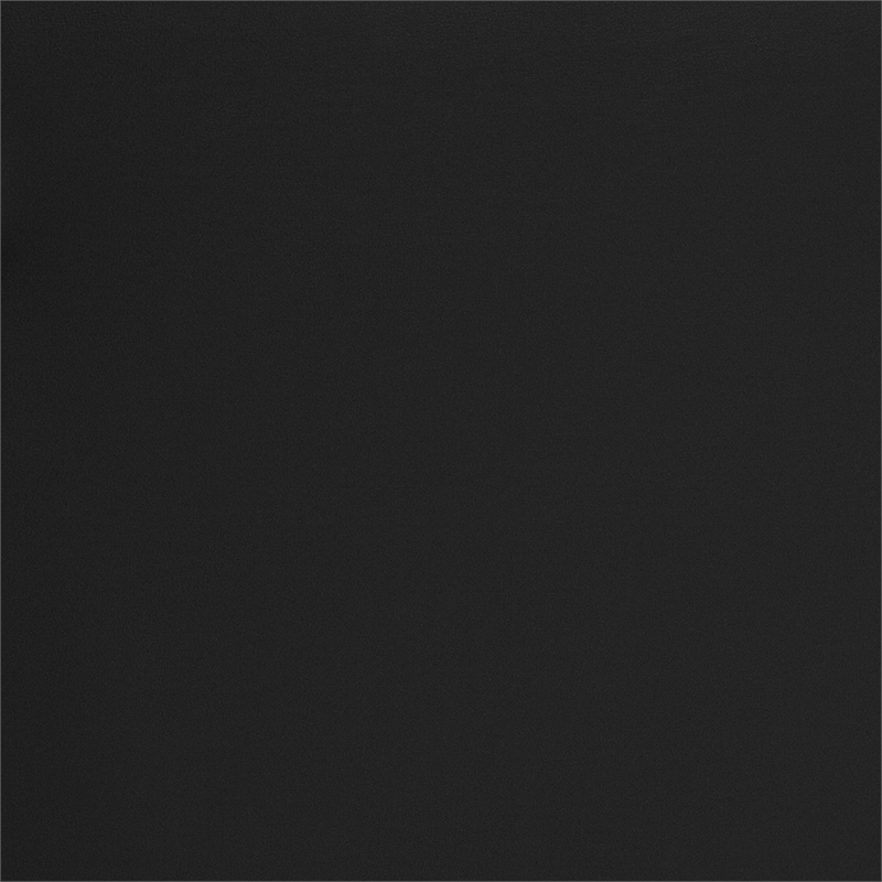 Bowery Hill Leather Sofa in Black and Cherry