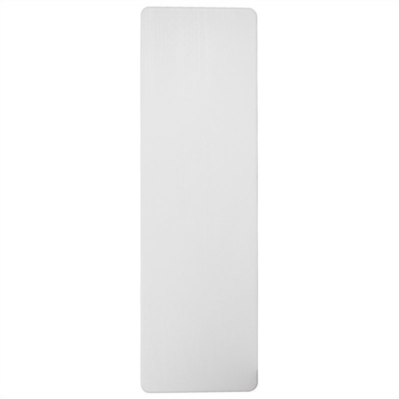 Bowery Hill Plastic Folding Table in White