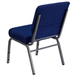 Bowery Hill Stacking Church Stacking Guest Chair in Navy