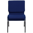 Bowery Hill Stacking Church Stacking Guest Chair in Navy