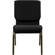 Bowery Hill Stacking Church Stacking Chair in Beige