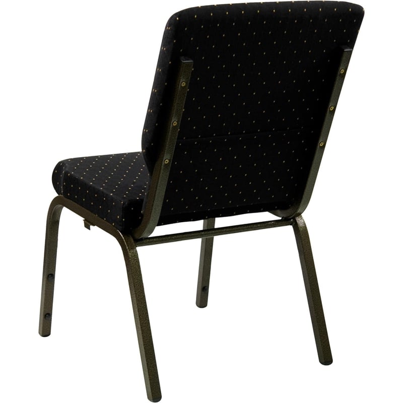 Bowery Hill Stacking Church Stacking Chair in Beige