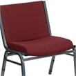 Bowery Hill Extra Wide Stacking Chair in Burgundy