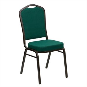 bowery hill banquet stacking chair in green