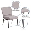 Bowery Hill Church Chair in Gray