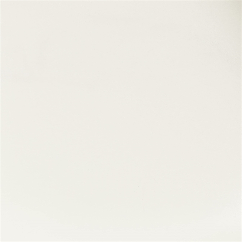 Bowery Hill Hard Chiavari Faux Leather Seat Cushion in White