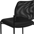 Bowery Hill Mesh Stacking Side Chair in Black