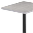Bowery Hill Cast Iron Black Bar Table Rectangular 24