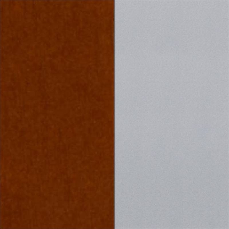 Bowery Hill Restaurant Dining Chair in Cherry and Silver