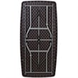 Bowery Hill Plastic Folding Table in Brown