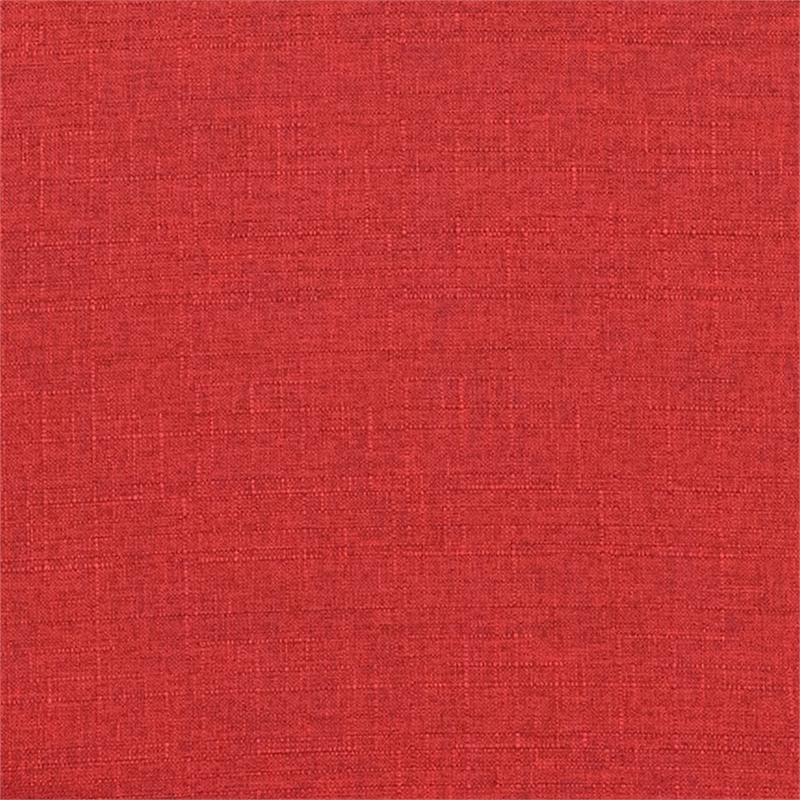 Bowery Hill Fabric Church Chair in Red and Silvervein