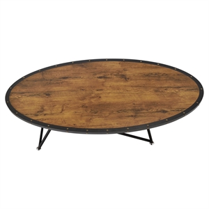 Bowery Hill Coffee Table in Weathered Gray Oak