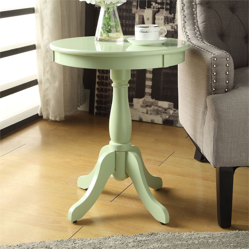 Bowery Hill End Table in Light Yellow