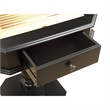 Bowery Hill Contemporary styled Wood Game Table in Black Finish