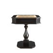 Bowery Hill Contemporary styled Wood Game Table in Black Finish