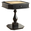 Bowery Hill Contemporary styled Wood Game Table in Black Finish