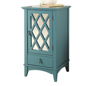 Bowery Hill End Table in Teal