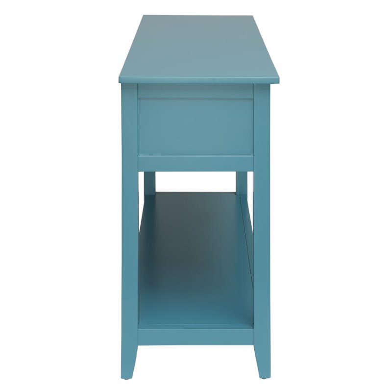 Bowery Hill Console Table in Teal