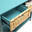 Bowery Hill Console Table in Teal