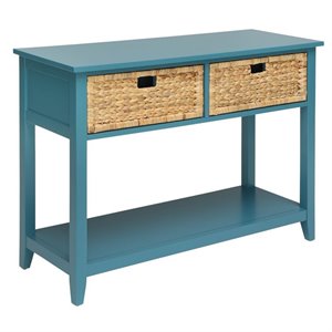 Bowery Hill Console Table in Teal