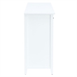 Bowery Hill 6 Drawers Wood/Wicker Accent Chest with Basket Fronts in White