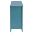 Bowery Hill 6 Drawers Traditional Wood Chest in Turquoise Teal