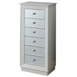 Bowery Hill Jewelry Armoire in White