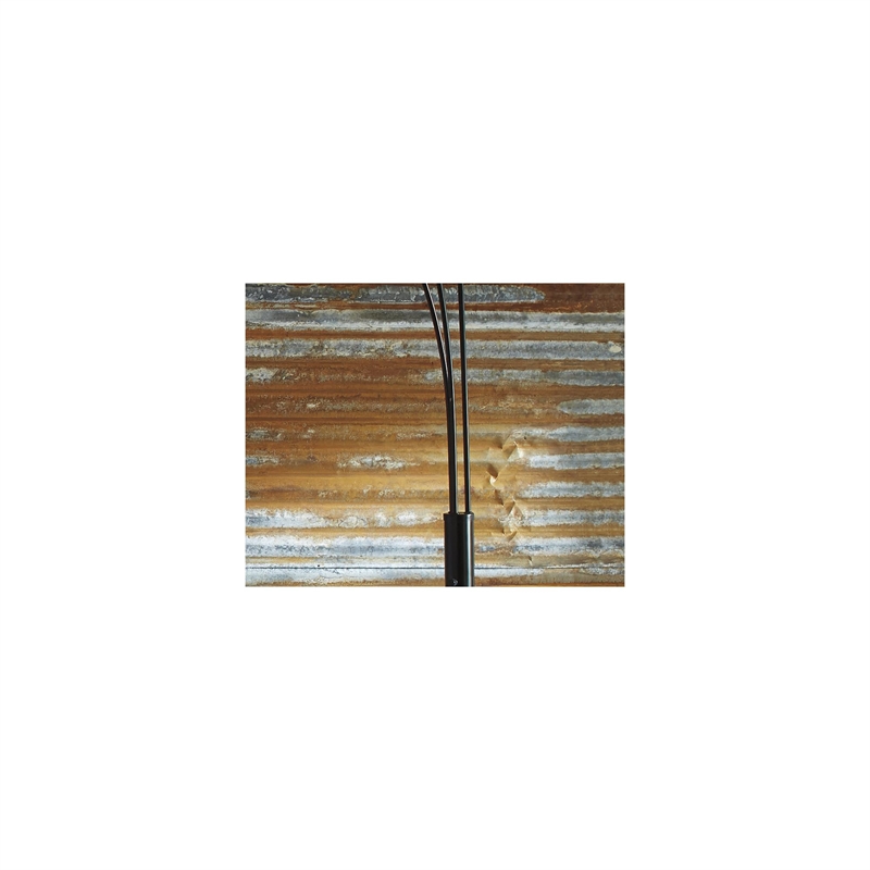 Bowery Hill Metal Arc Lamp in Black