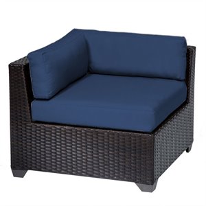 bowery hill corner patio chair in navy