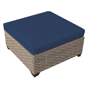 bowery hill patio ottoman in navy