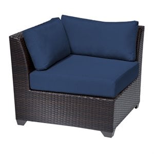 bowery hill corner patio chair in navy