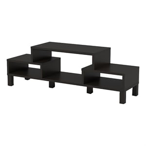 Bowery Hill Modern Wood TV Stand for TVs up to 60'' in Black