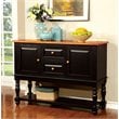 Bowery Hill Sideboard in Black and Antique Oak