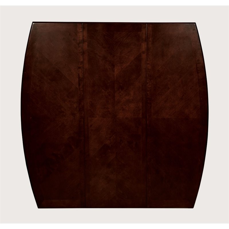 Bowery Hill Transitional Wood Dining Table with Rectangular Top in Espresso