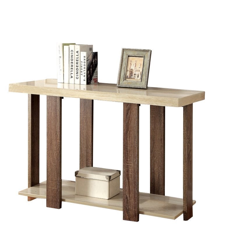 Bowery Hill Console Table in Light Oak