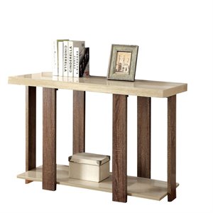 Bowery Hill Console Table in Light Oak