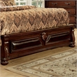 Bowery Hill Traditional Wood California King Bed in Brown Cherry