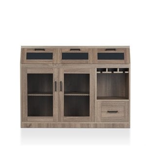 Bowery Hill Transitional Buffet in Warm Chestnut