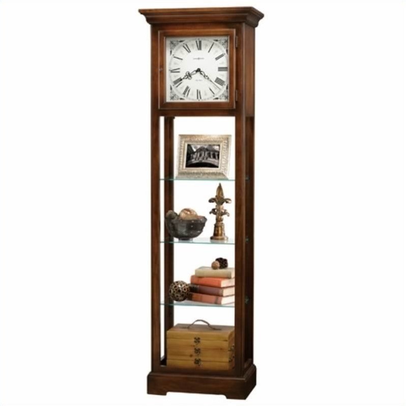 Bowery Hill Curio Display Cabinet Clock Bh 205248